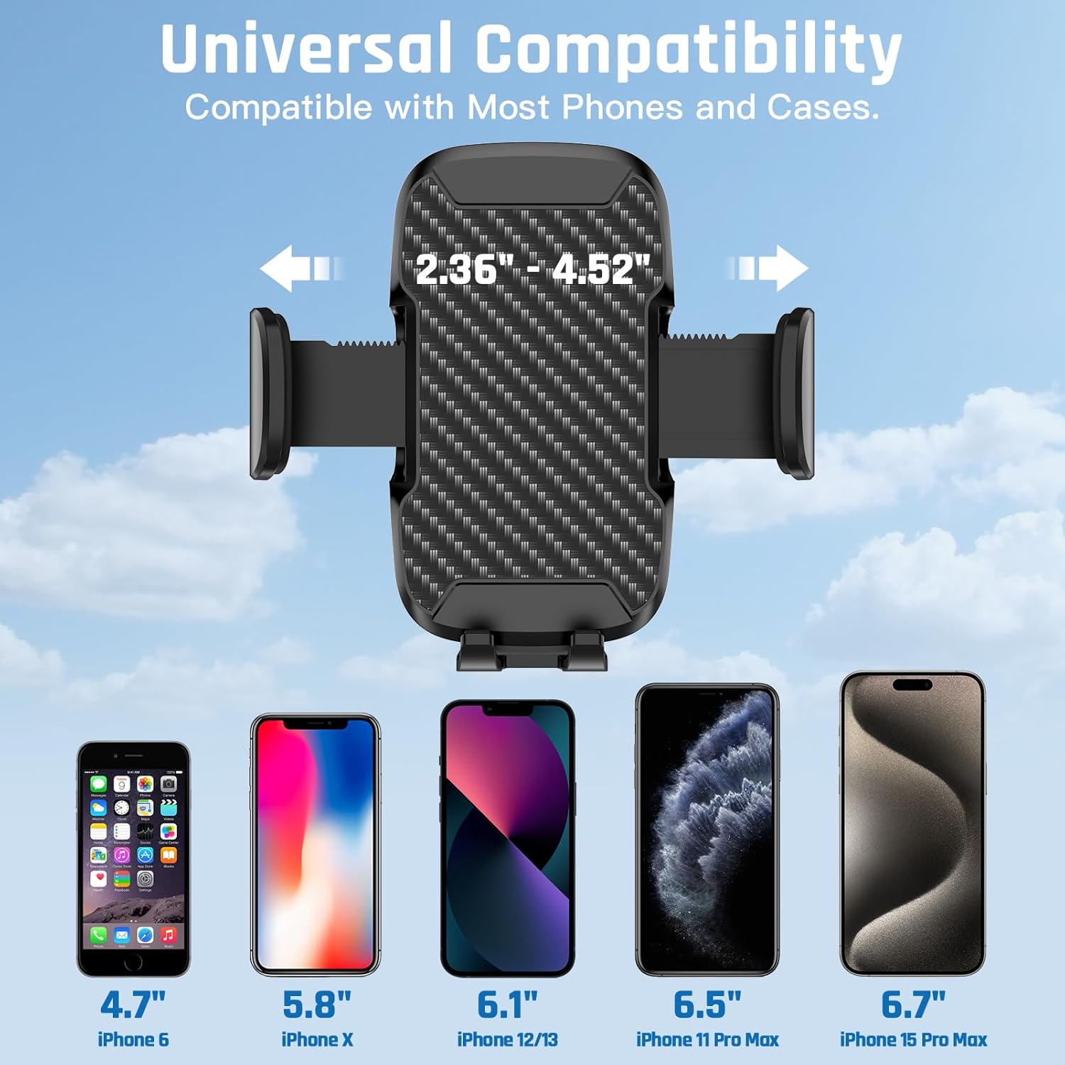 Thumbnail 6 de Vexloria Car Phone Holder universal dashboard mount