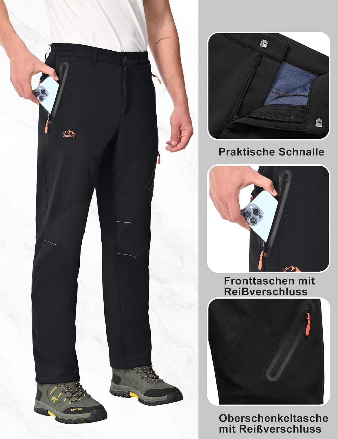 Thumbnail 6 de HFDWYJ Pantaloni uomo impermeabili da trekking isolati 1️⃣