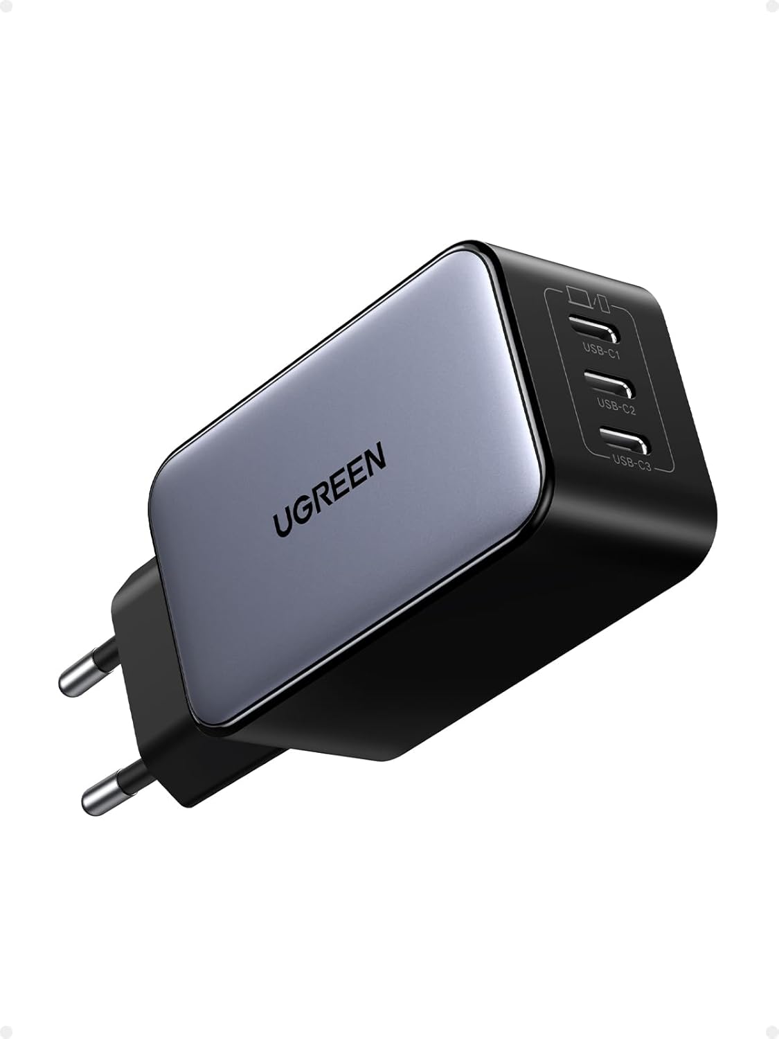 Detalle de UGREEN Nexode 65W caricatore USB-C 3 porte