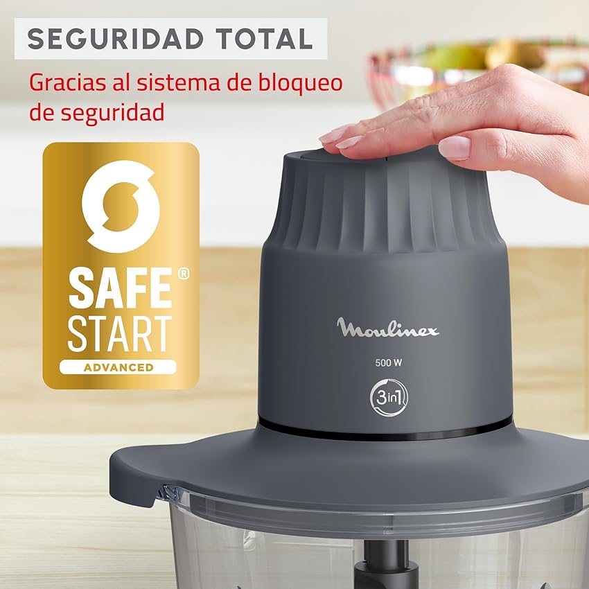 Thumbnail 5 de Moulinex Choppeo picadora eléctrica 2 L, 500 W 🍽️