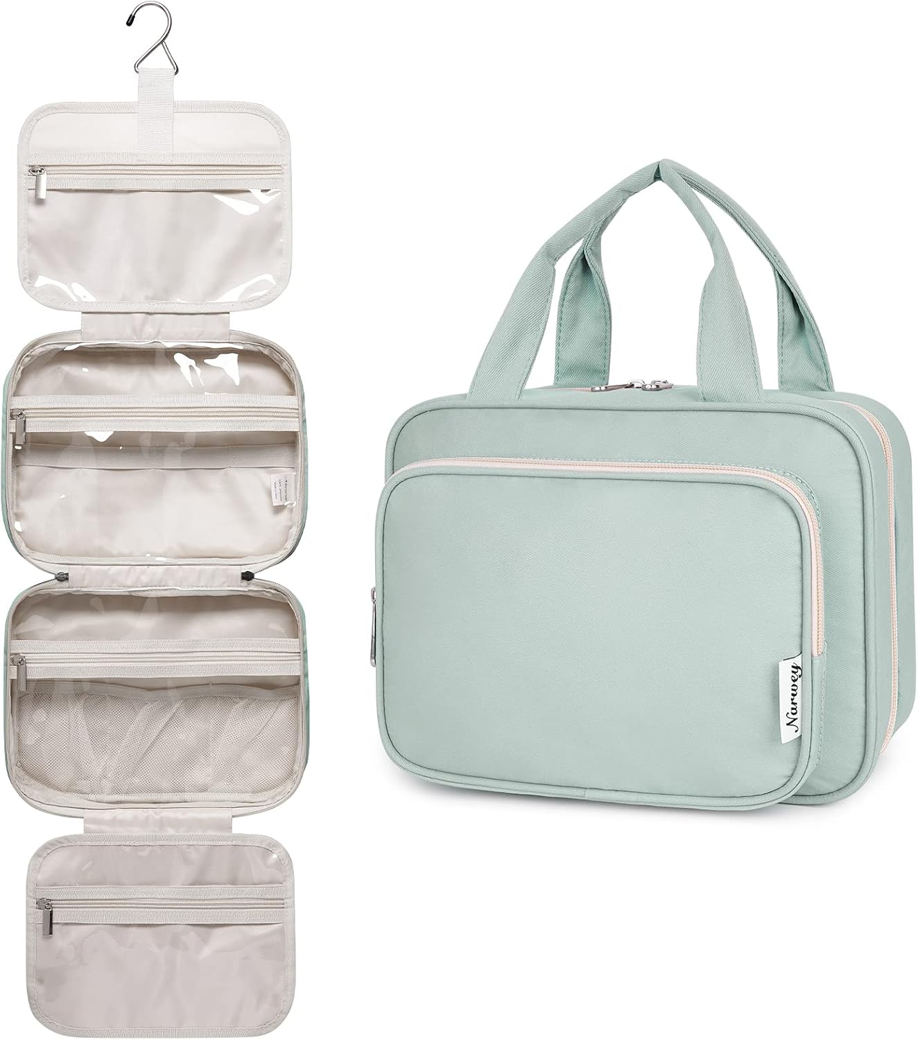 Detalle de Narwey Hanging Travel Toiletry Bag 26x20.3x14cm