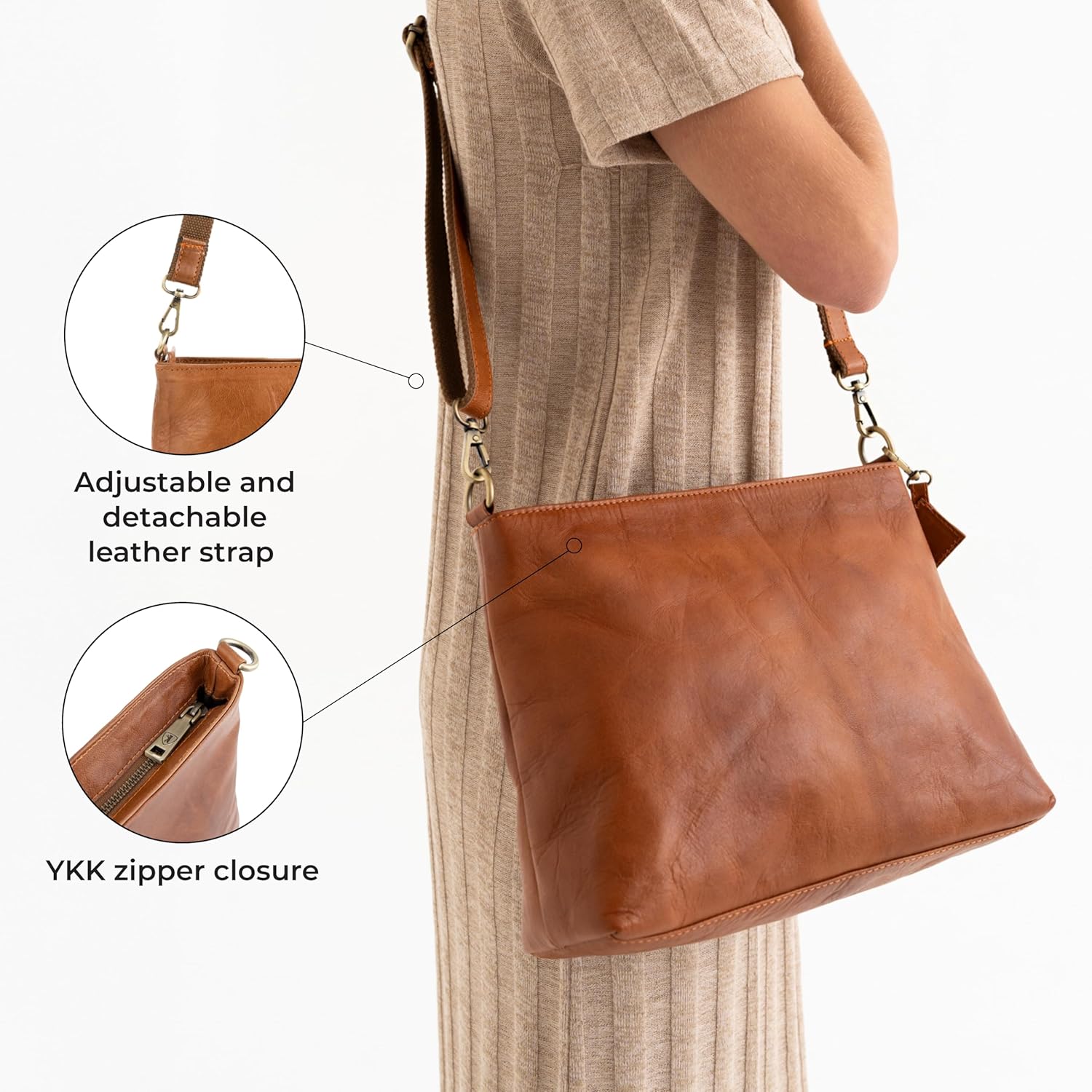 Thumbnail 4 de Berliner Bags Marbella M Bolso Bandolera Grande