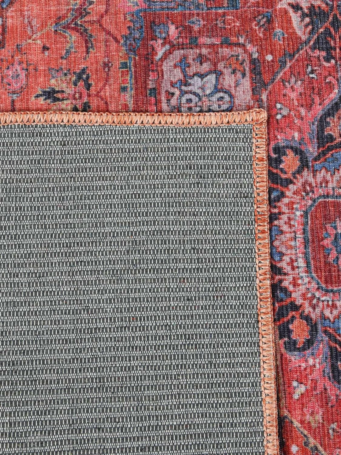 Thumbnail 6 de RugVista Georgia Oriental Rug, 160 x 230 cm, Red and Blue, Low Pile