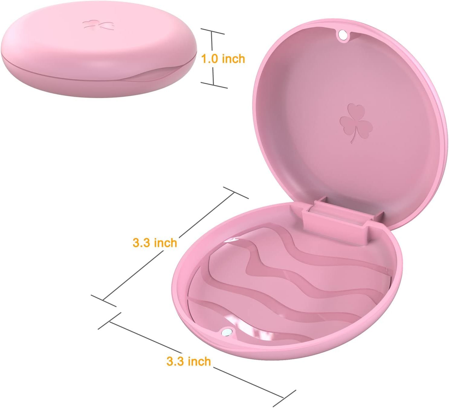Thumbnail 2 de ARGOMAX YTH-pink beugeldoos, set van 2 met magneetsluiting