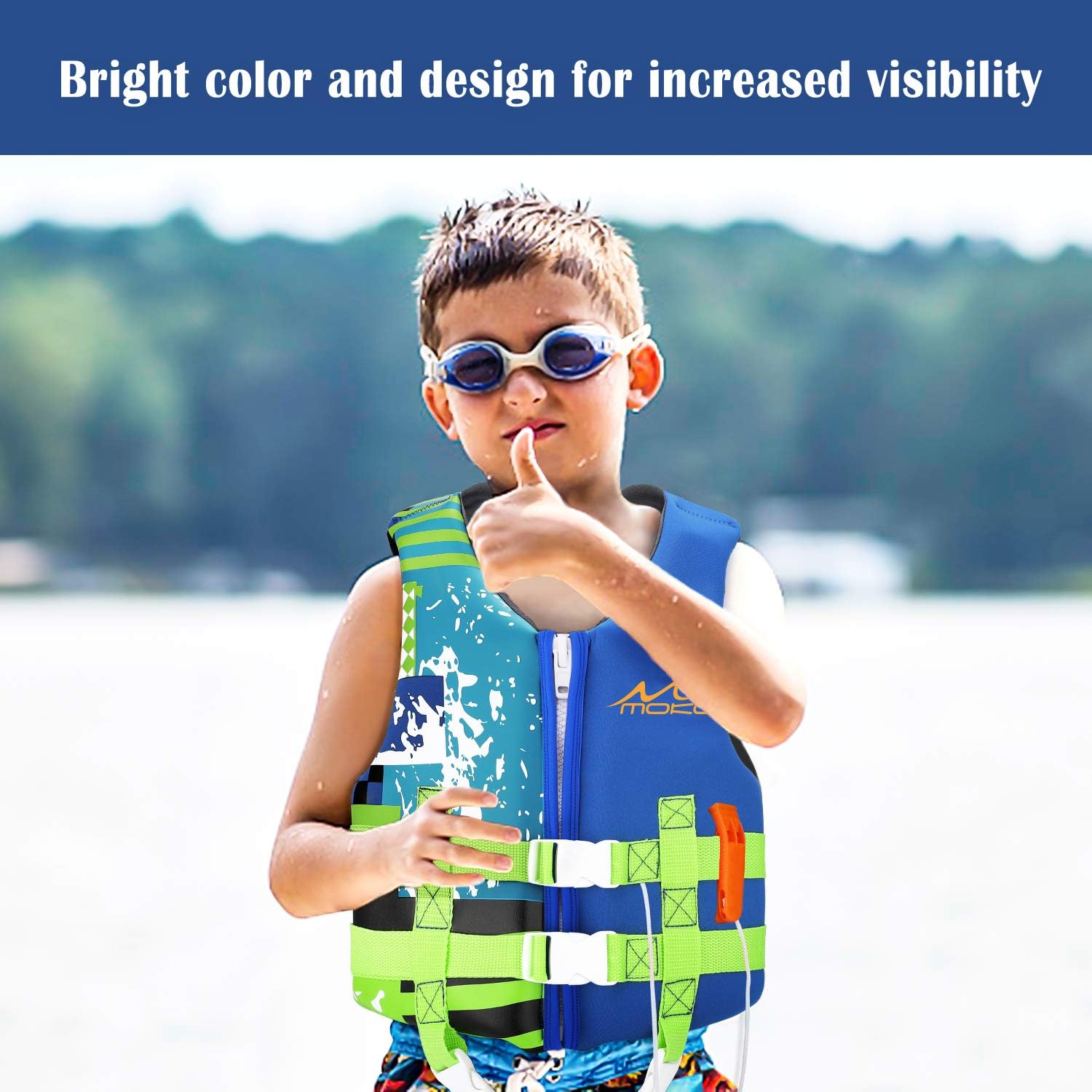 Thumbnail 6 de MoKo Swimming Vest for Kids: Safe Buoyancy for 46–77 lb Little Swimmers