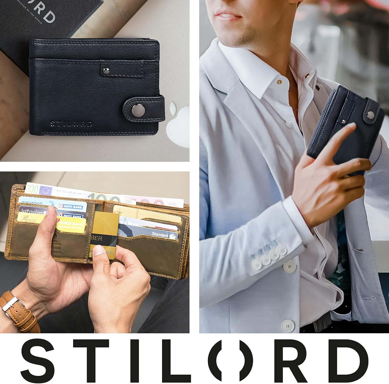 Thumbnail 5 de STILORD Finley Portafoglio Uomo in pelle RFID