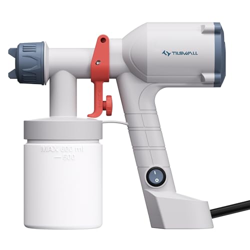 Detalle de TILSWALL Dreamer400: pistola a spruzzo HVLP con cavo, serbatoio da 600 ml