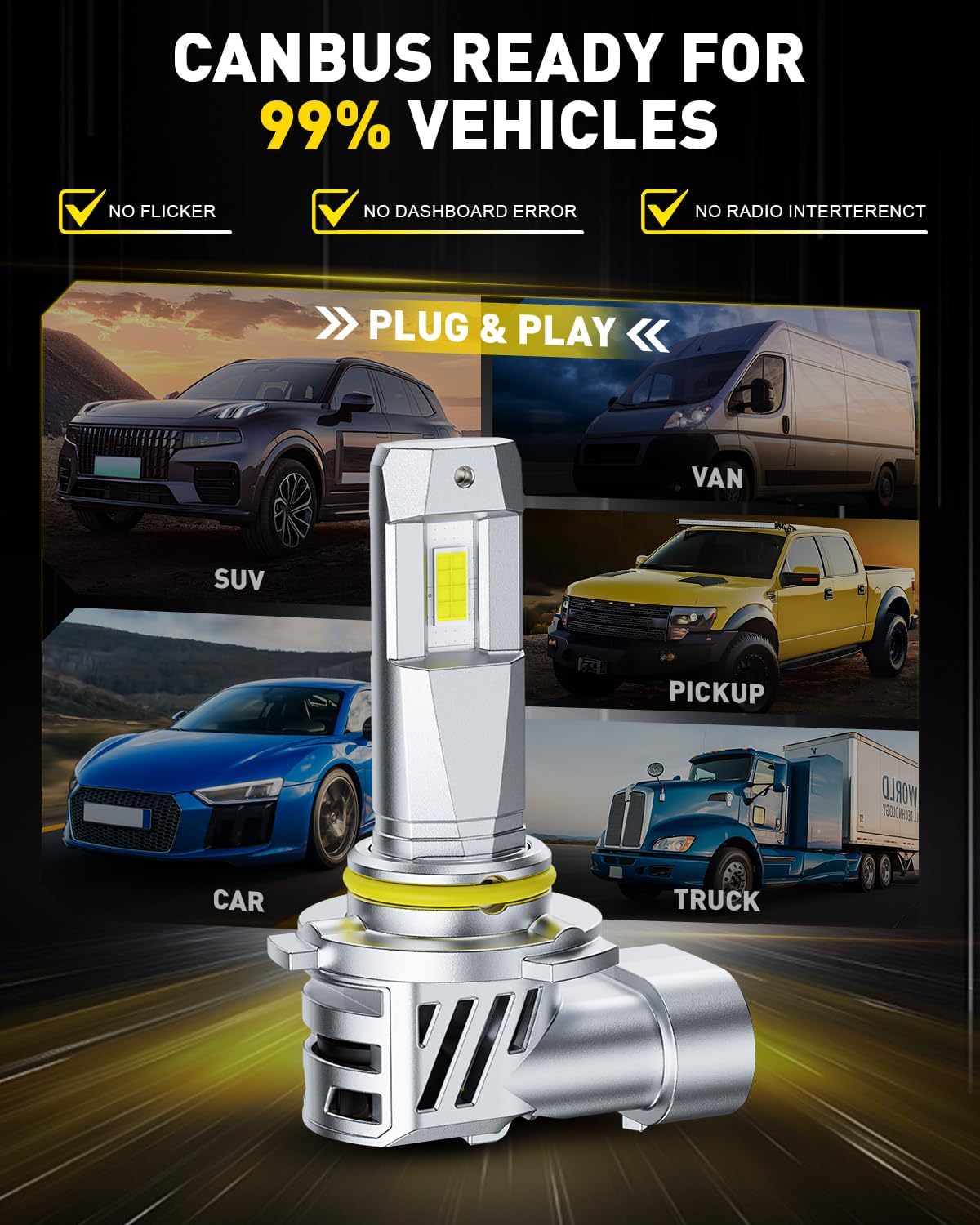 Thumbnail 6 de AUXITO 9005 HB3 LED Fog Bulbs