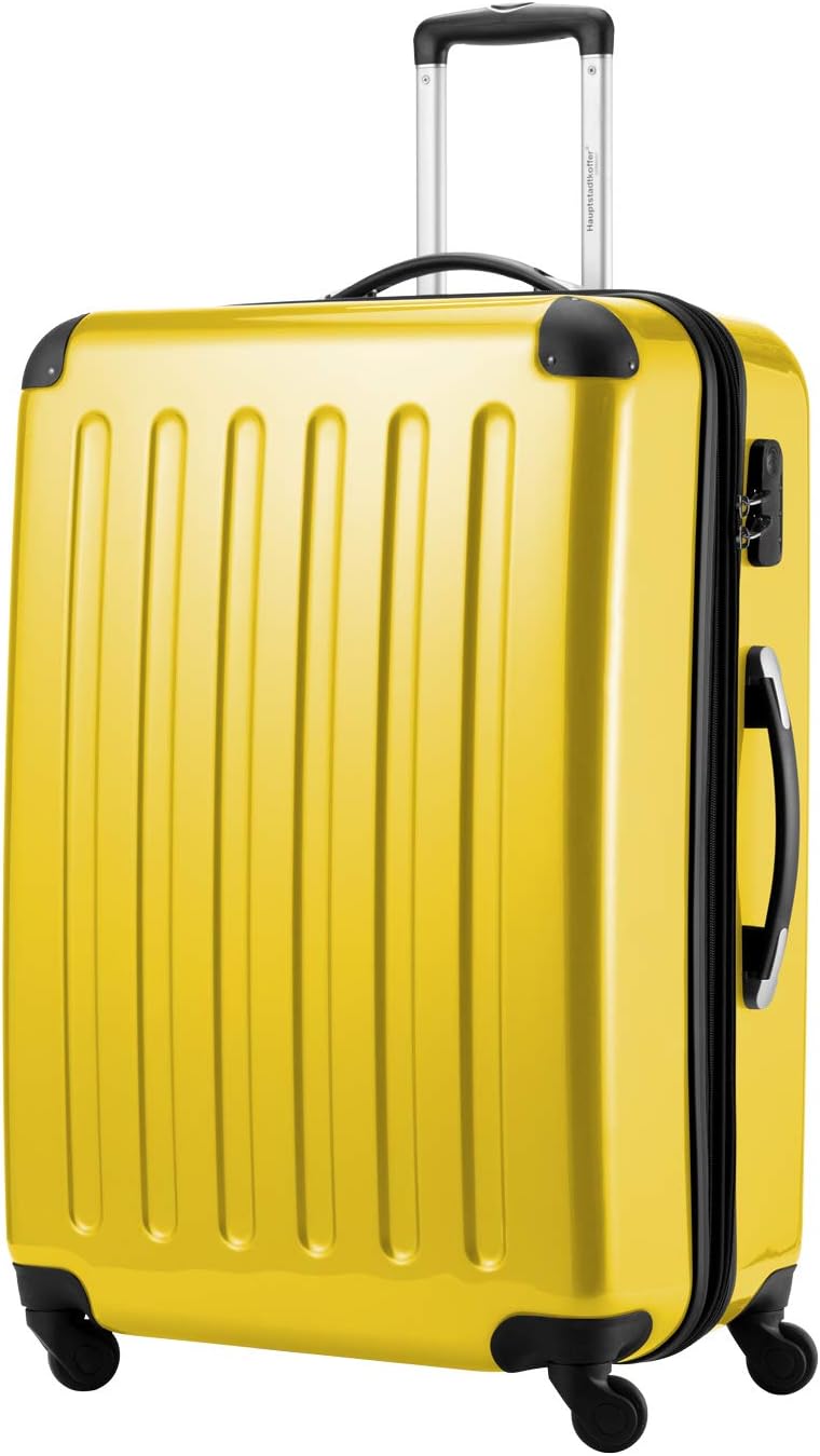 Detalle de Hauptstadtkoffer Valigia Rigida Alex 75 cm – 119 L, Giallo
