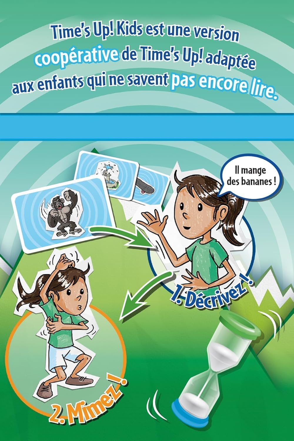 Detalle de Time's Up! Kids : Version Panda – Jeu de Société d'Asmodee