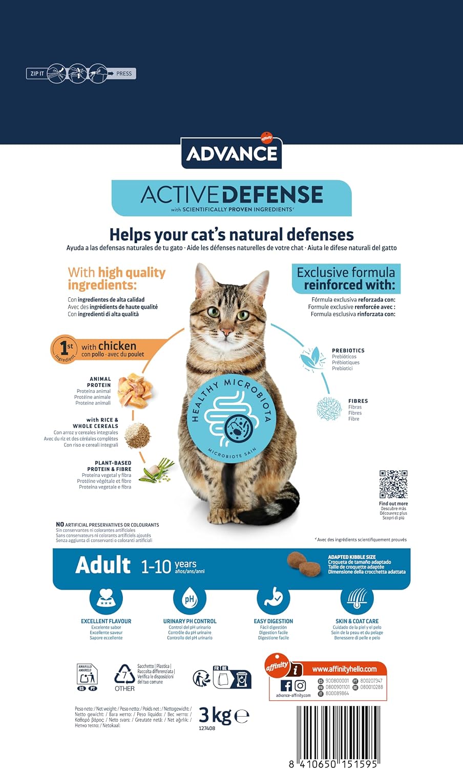 Thumbnail 1 de Advance Cat Adult Pienso para Gatos 3kg