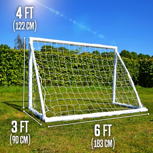 Thumbnail 4 de FLICK Football Goal 6x4ft garden goal 📷