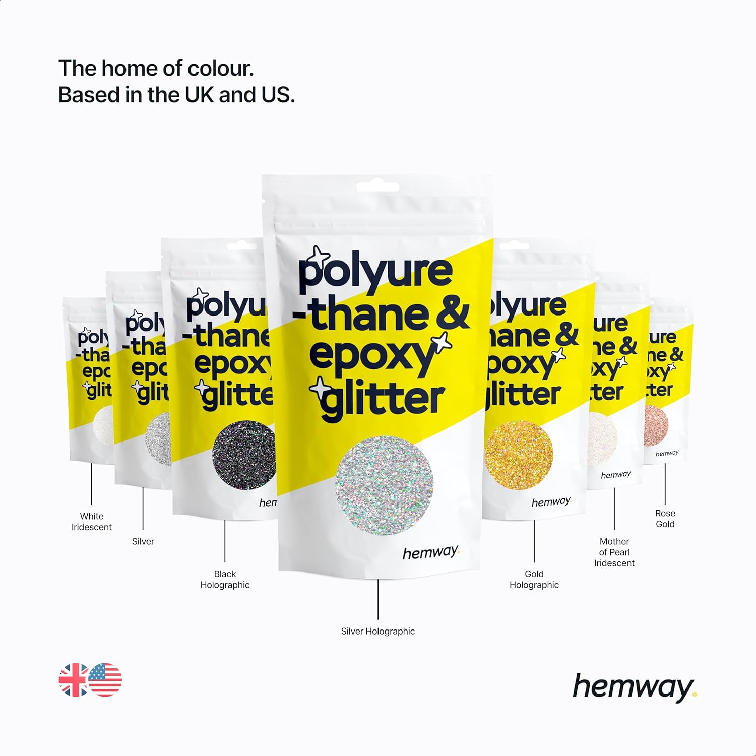 Thumbnail 6 de Hemway Resin Glitter Sapphire Blue (100g) Microfine – Polyurethane & Epoxy Glitter for Resin Crafts