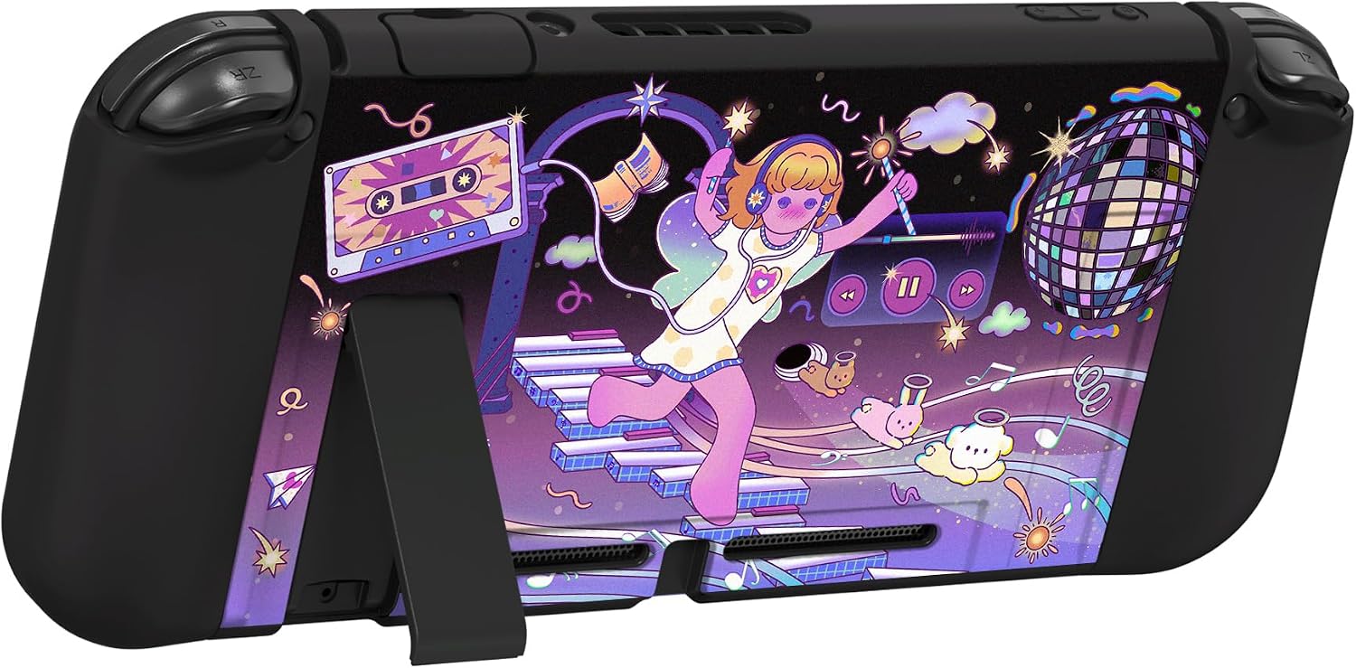 Thumbnail 6 de PlayVital ZealProtect Soft Protective Case for Nintendo Switch with Screen Protector and Accessories
