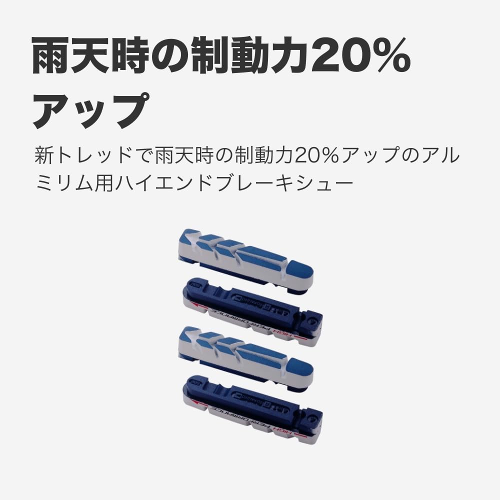 Thumbnail 1 de BBB ウルトラストップ ハイパフォーマンス BBS-28HP ロードバイク用ブレーキシュー 新トレッド・ブルー