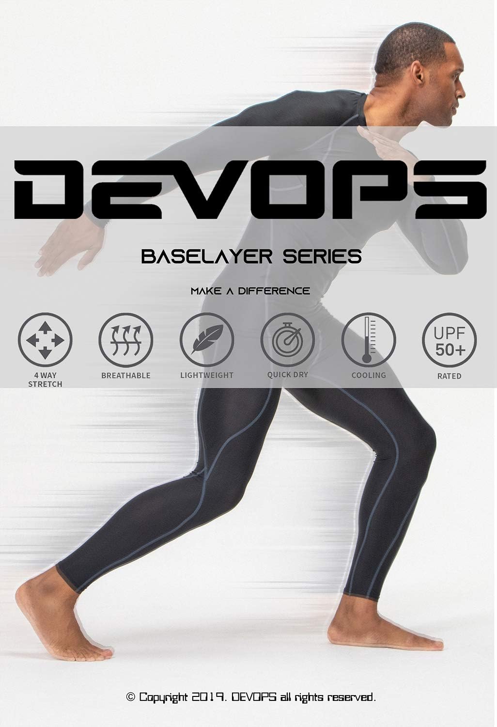 Thumbnail 6 de DEVOPS 3-Pack Compression Shirt Sleeveless