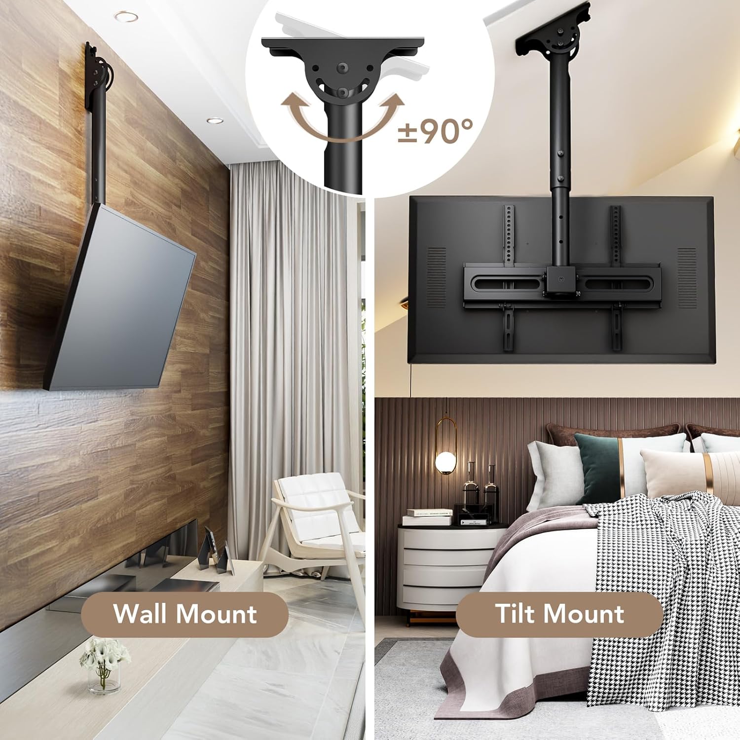 Thumbnail 3 de AX WABER AX11TB01 ceiling TV mount 110lbs