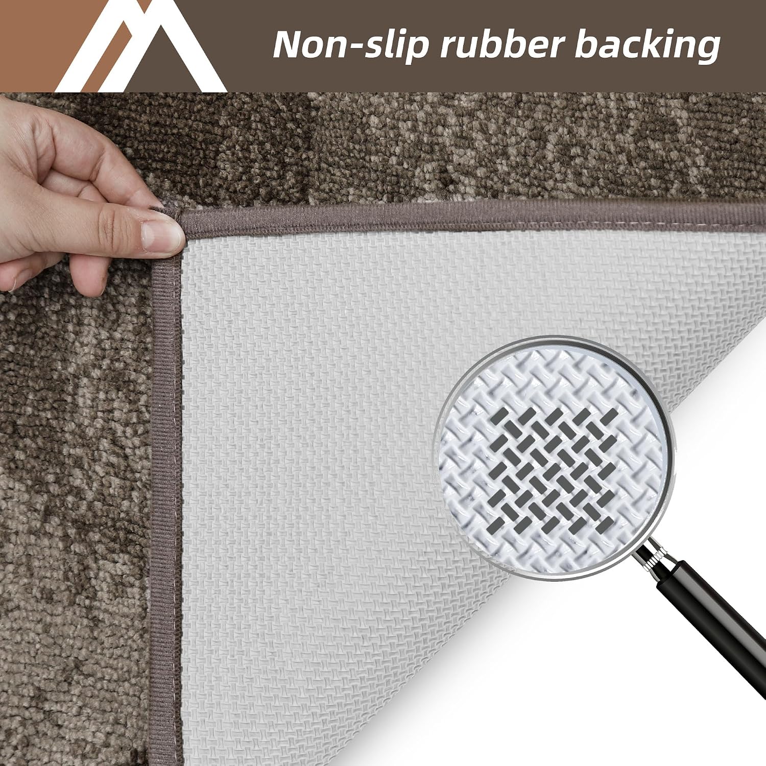 Detalle 2 de COSY HOMEER Dirt Trapper Door Mat for Indoor 60 x 90 cm