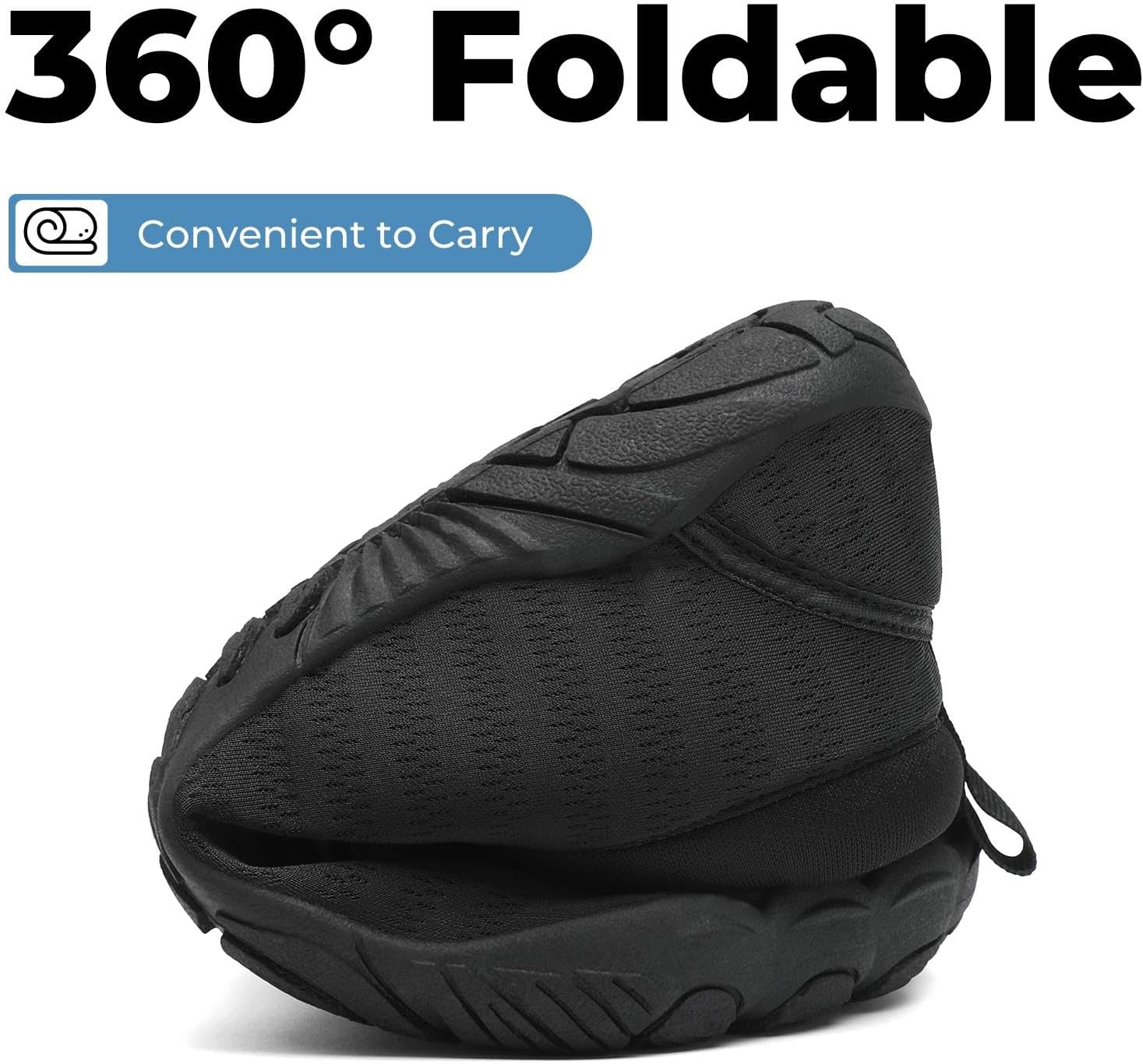 Detalle de Mishansha Badeschuhe Herren/Damen Gr.36-46 – rutschfest, schnelltrocknend, leichter Wasserschuh
