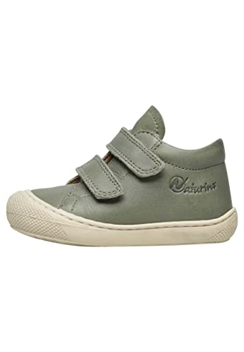 Detalle de Naturino Chaussures Premiers Pas en Cuir - Vert foncé, taille 29