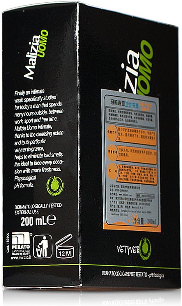 Detalle 2 de Malizia Uomo Vetyver intieme zeep 200 ml met vetivergeur