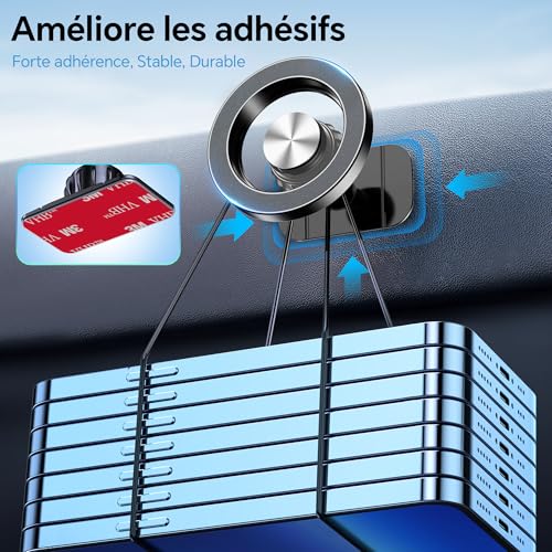 Thumbnail 5 de Coolpow Support Téléphone Voiture Magnétique MagSafe