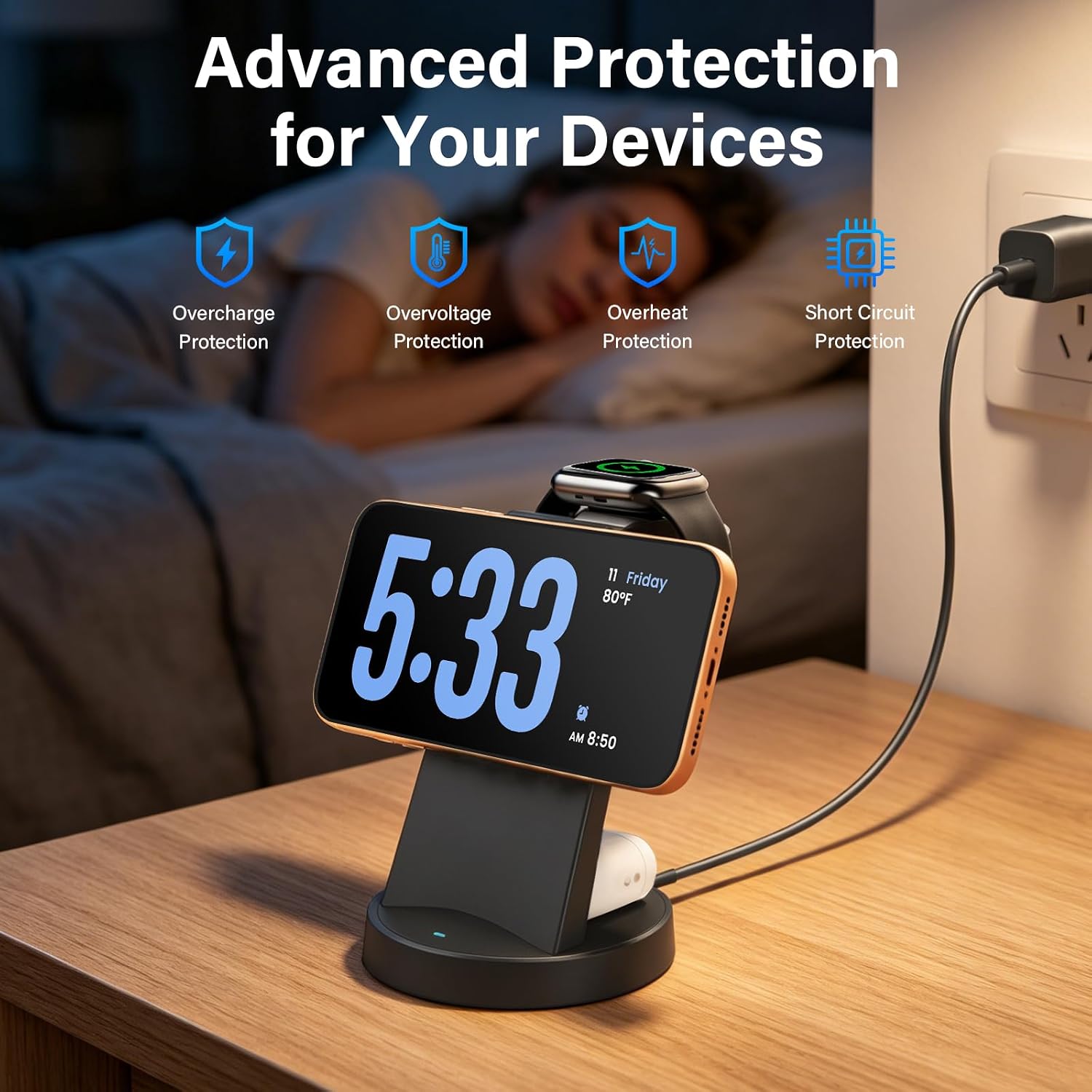 Thumbnail 6 de 3-in-1 Wireless Charging Station 25W