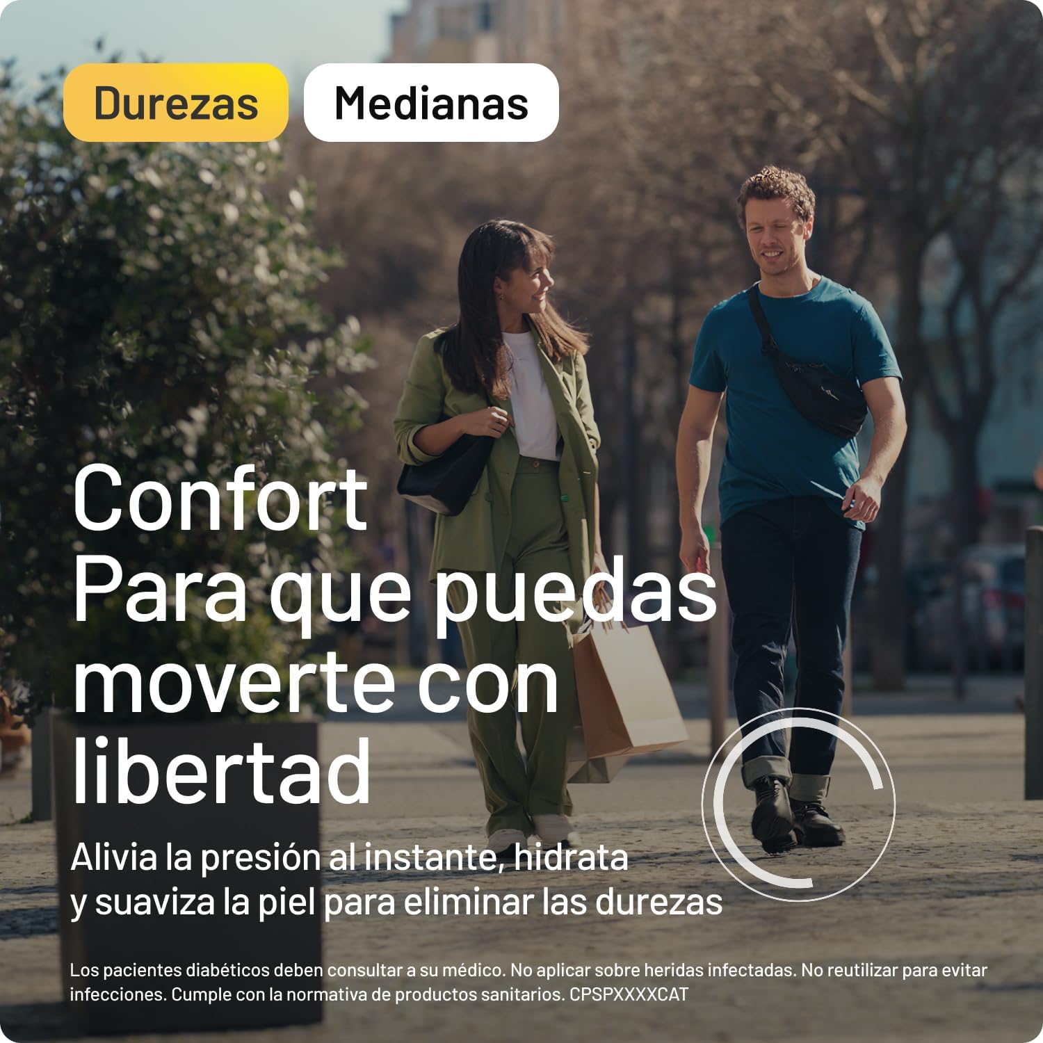 Detalle 2 de COMPEED Durezas Medianas 6 uds 🩹