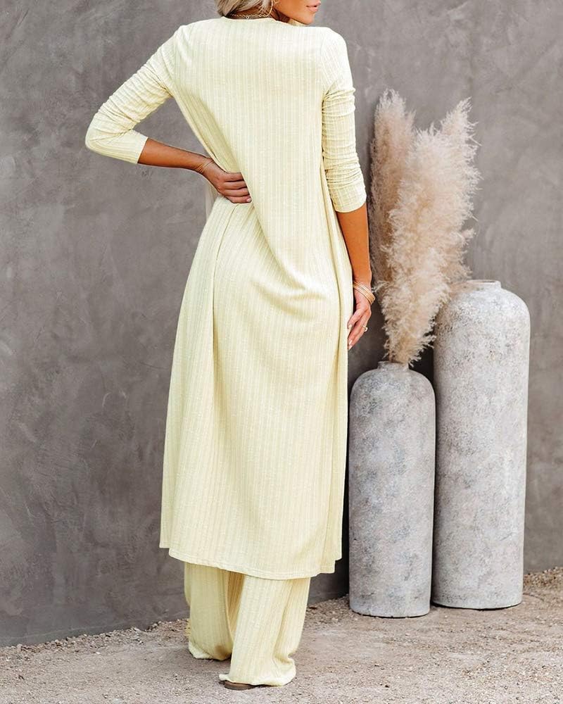 Thumbnail 4 de Fessceruna 3-Piece Knit Loungewear Set for Women