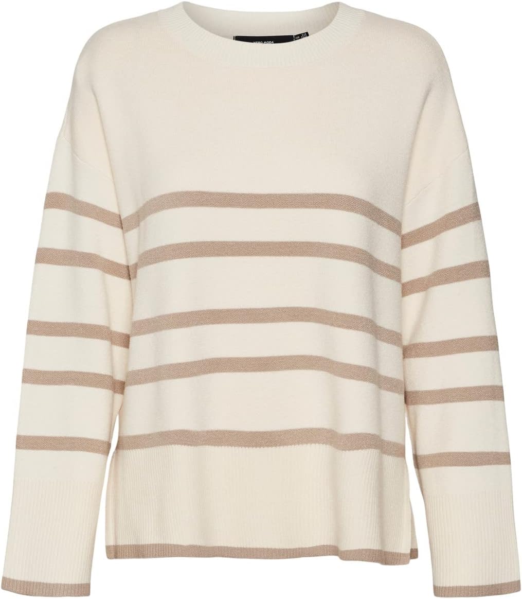 Detalle de VERO MODA Pull en Maille VMSABA Pull-Overs pour femme