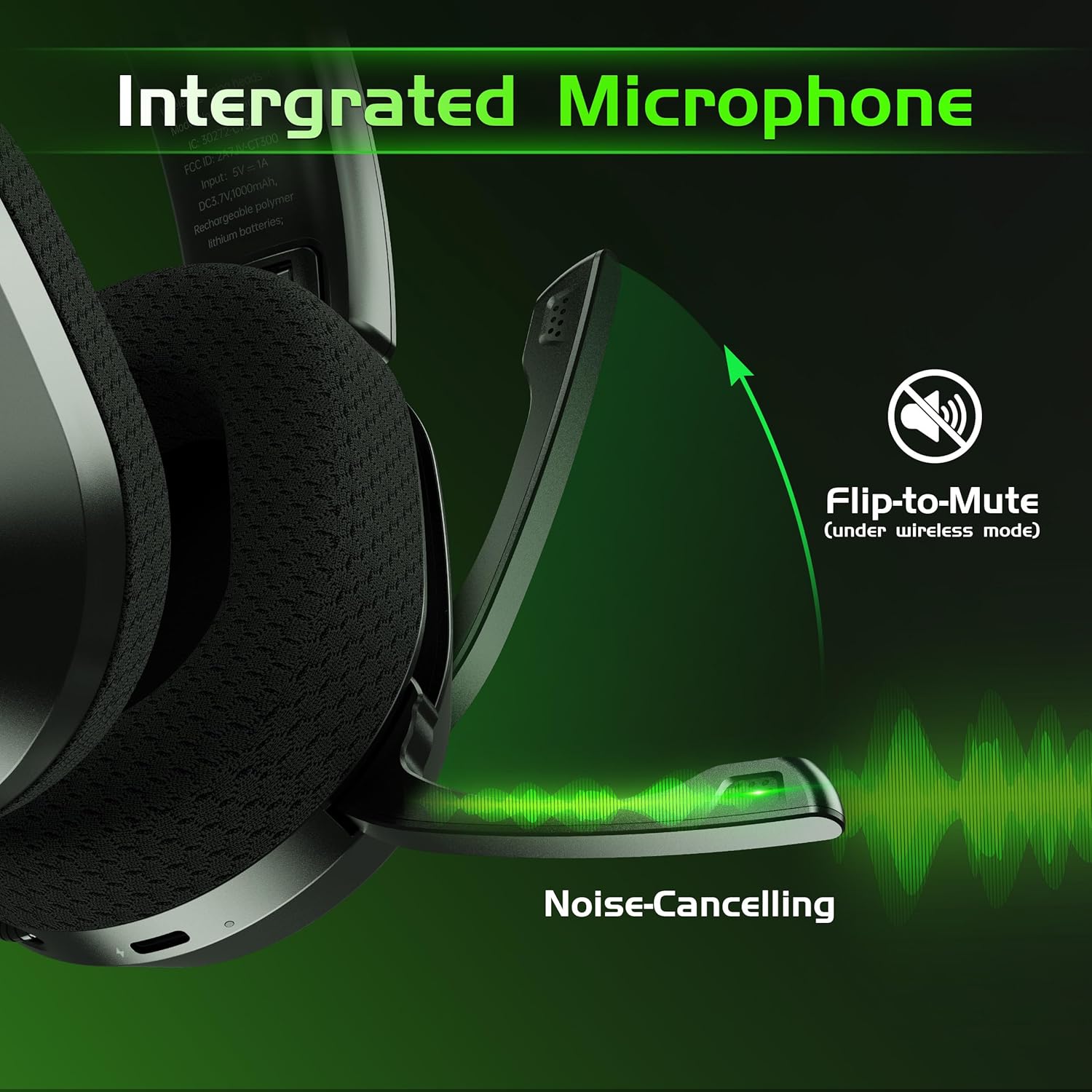 Thumbnail 3 de Gvyugke Wireless Gaming Headset 45h battery