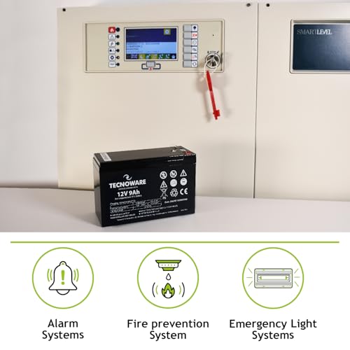 Thumbnail 4 de Batterie au plomb 12 V 9 Ah Tecnoware Power Systems ⚡