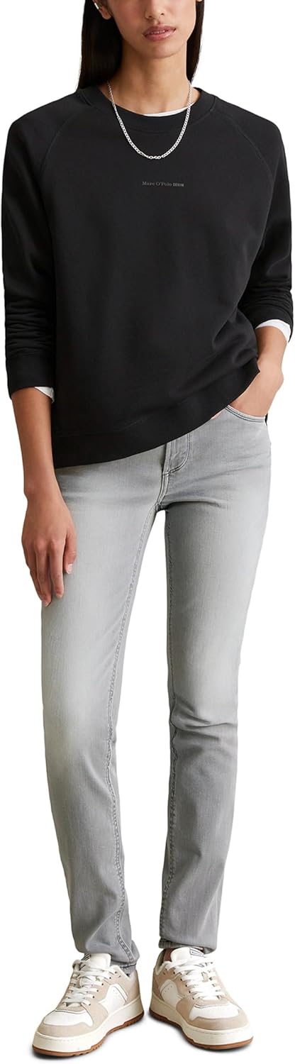 Thumbnail 4 de Marc O'Polo Denim Donna Felpa in Cotone bio Relaxed Fit