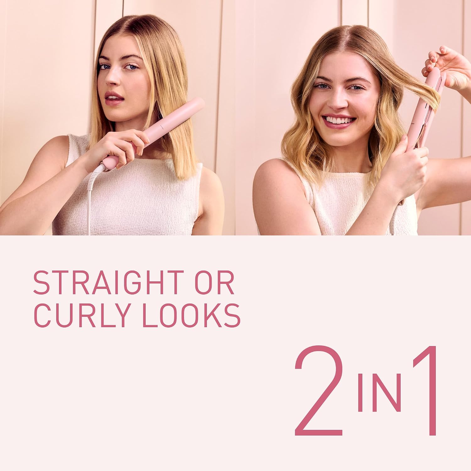Detalle de Panasonic EH-HV31-P511 2-in-1 Ionic Hair Styler review
