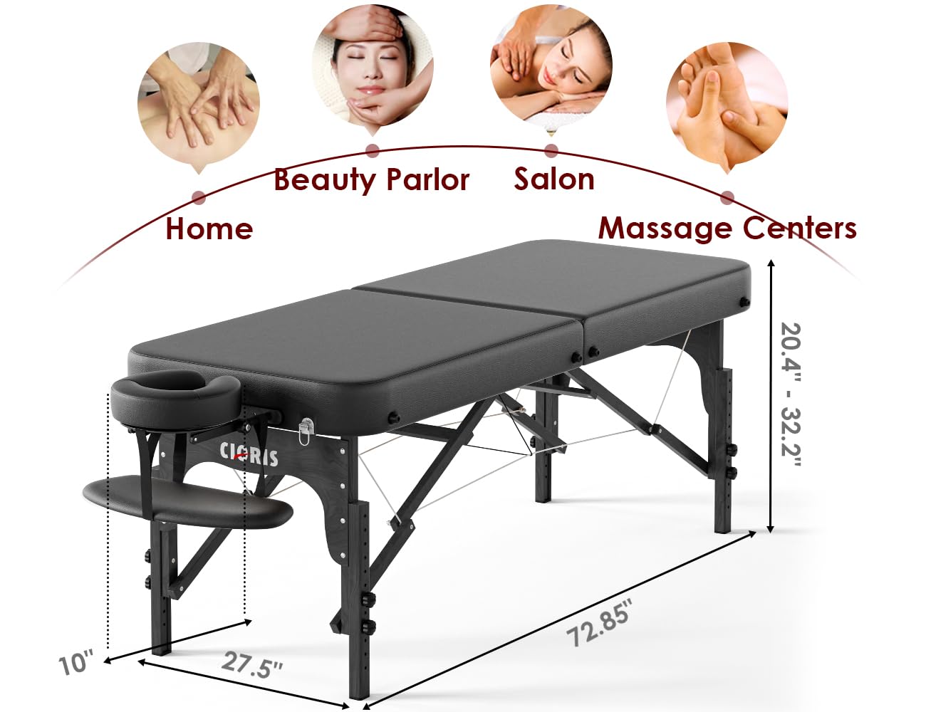 Thumbnail 4 de CLORIS 84-inch massage table, 1100 lbs