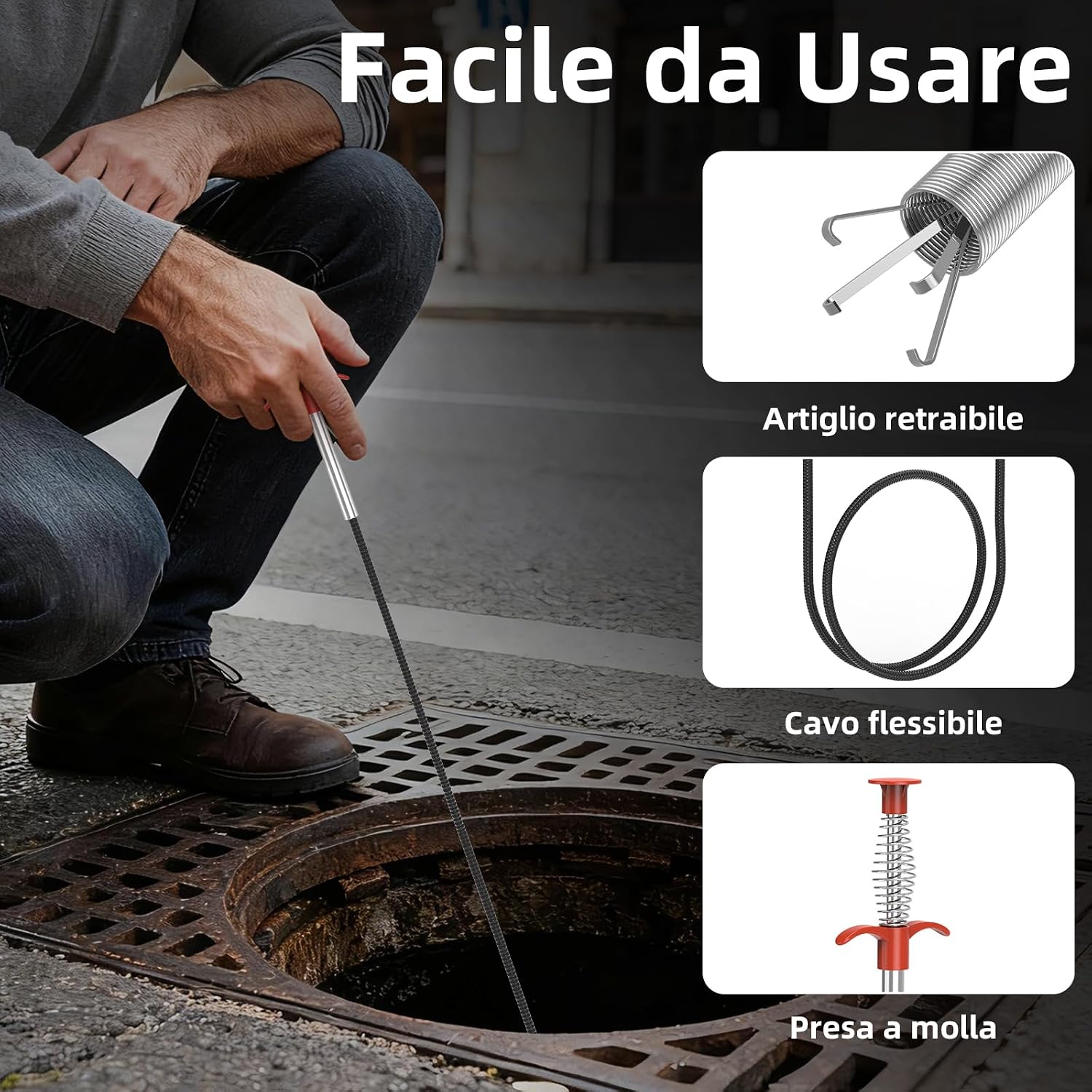 Detalle de Ferdiiz Endoscopio per Smartphone 1920P HD