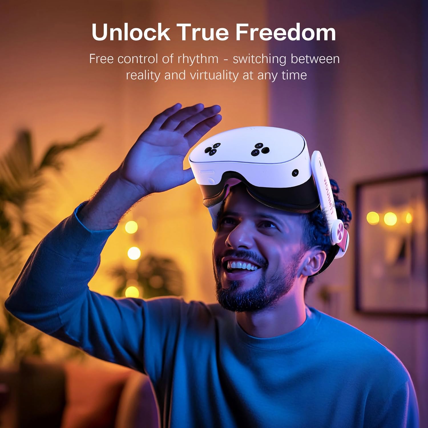 Detalle 2 de Head Strap for Meta Quest 3S / Quest 3 — One-Click Adjustable VR Headset Strap