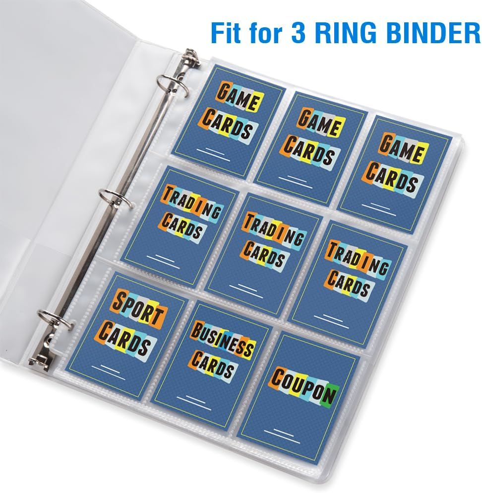 Thumbnail 4 de Sooez 9-Pocket Card Pages 36-Pack 📚