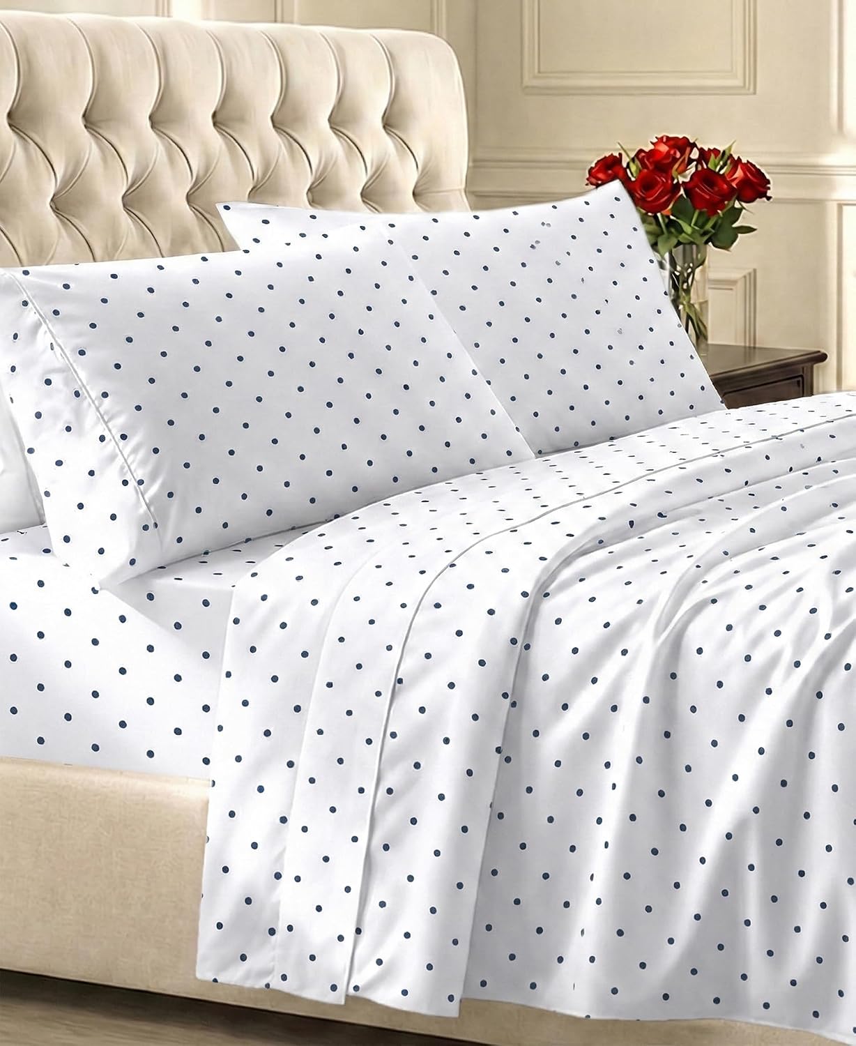 Detalle de California Design Den Deep Pocket Twin Sheets Set