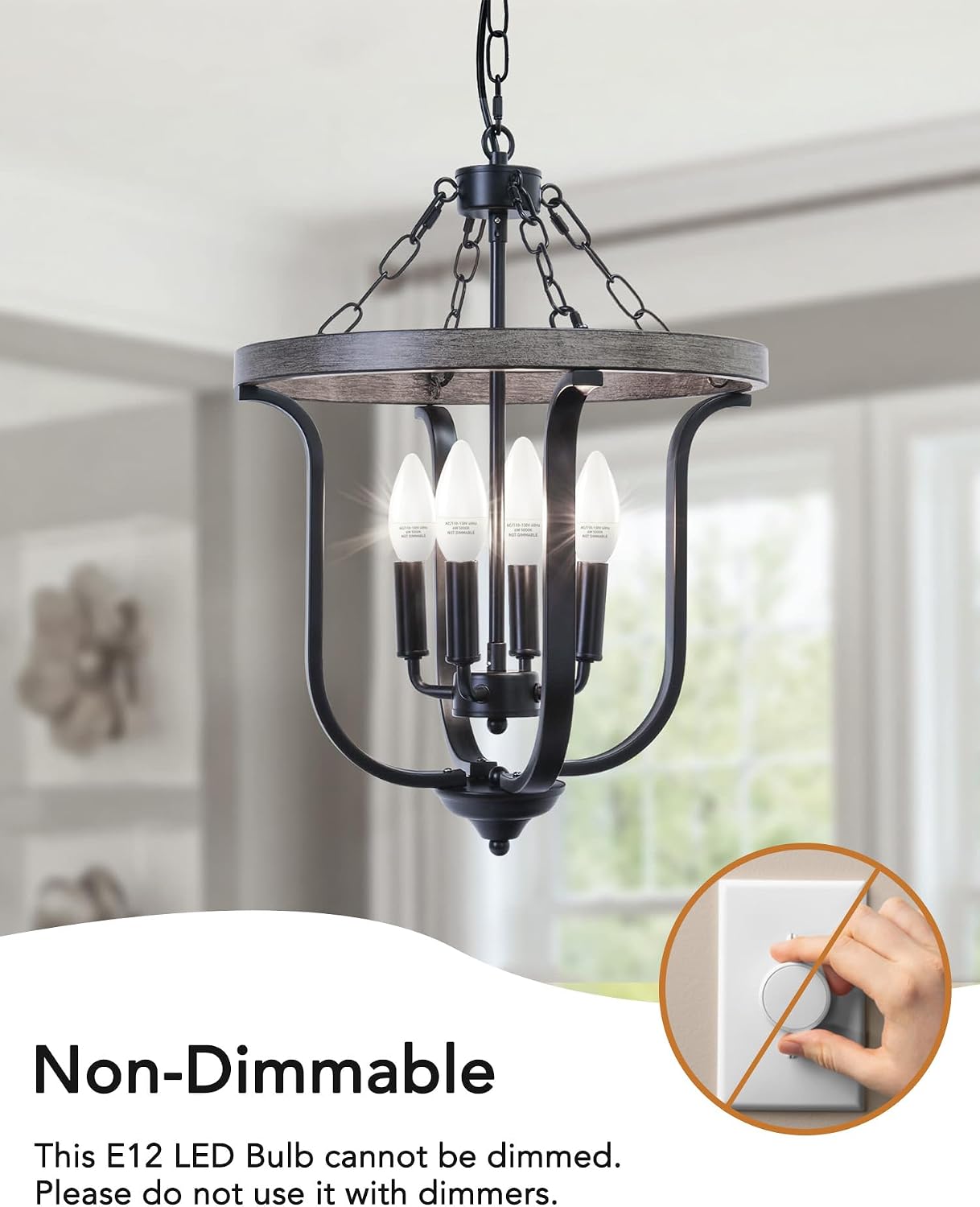 Detalle 1 de PARTPHONER LED Candelabra Bulb 6W