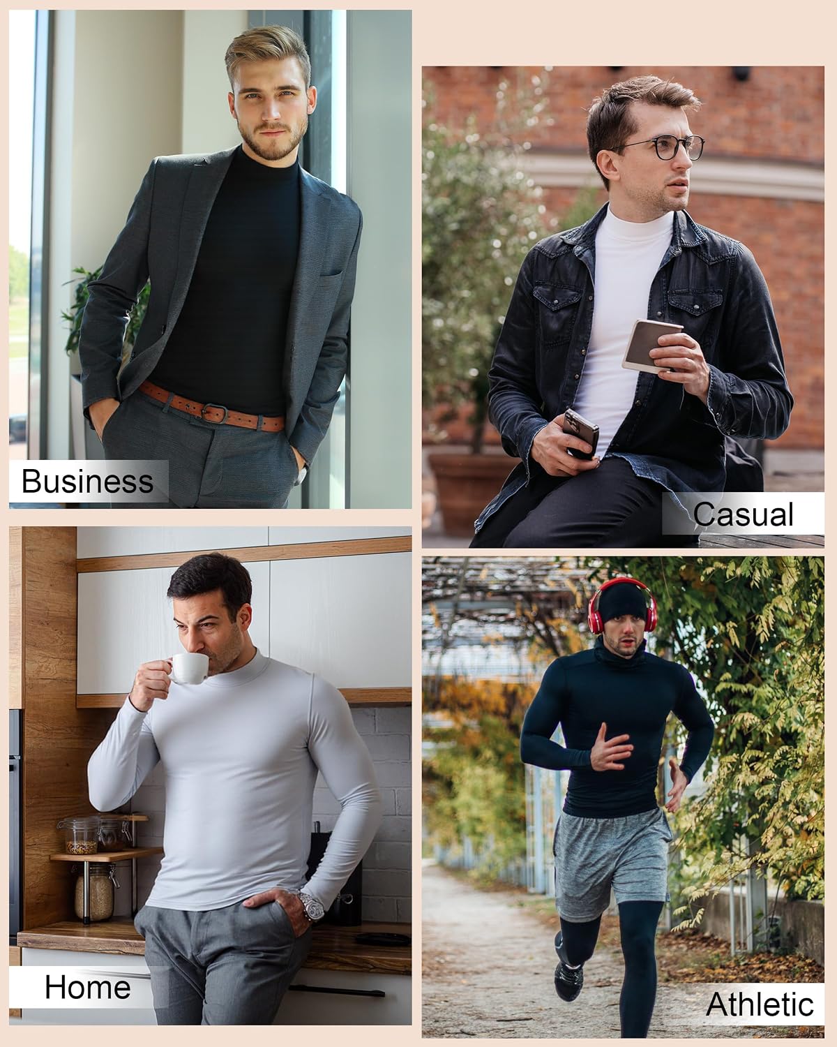 Thumbnail 6 de RIKUAOU Thermal Shirt with Fleece Lining