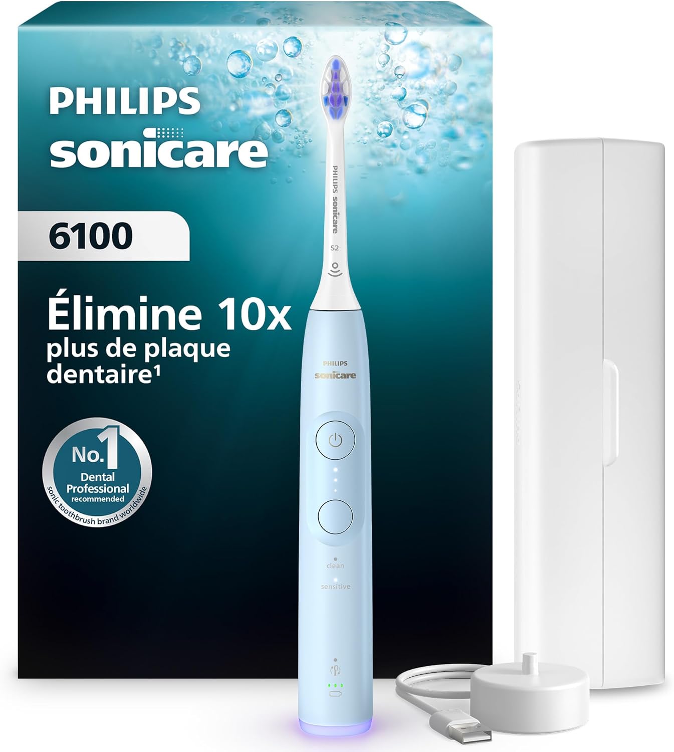 Philips Sonicare 6100 brosse sonique 62 000 mouvements