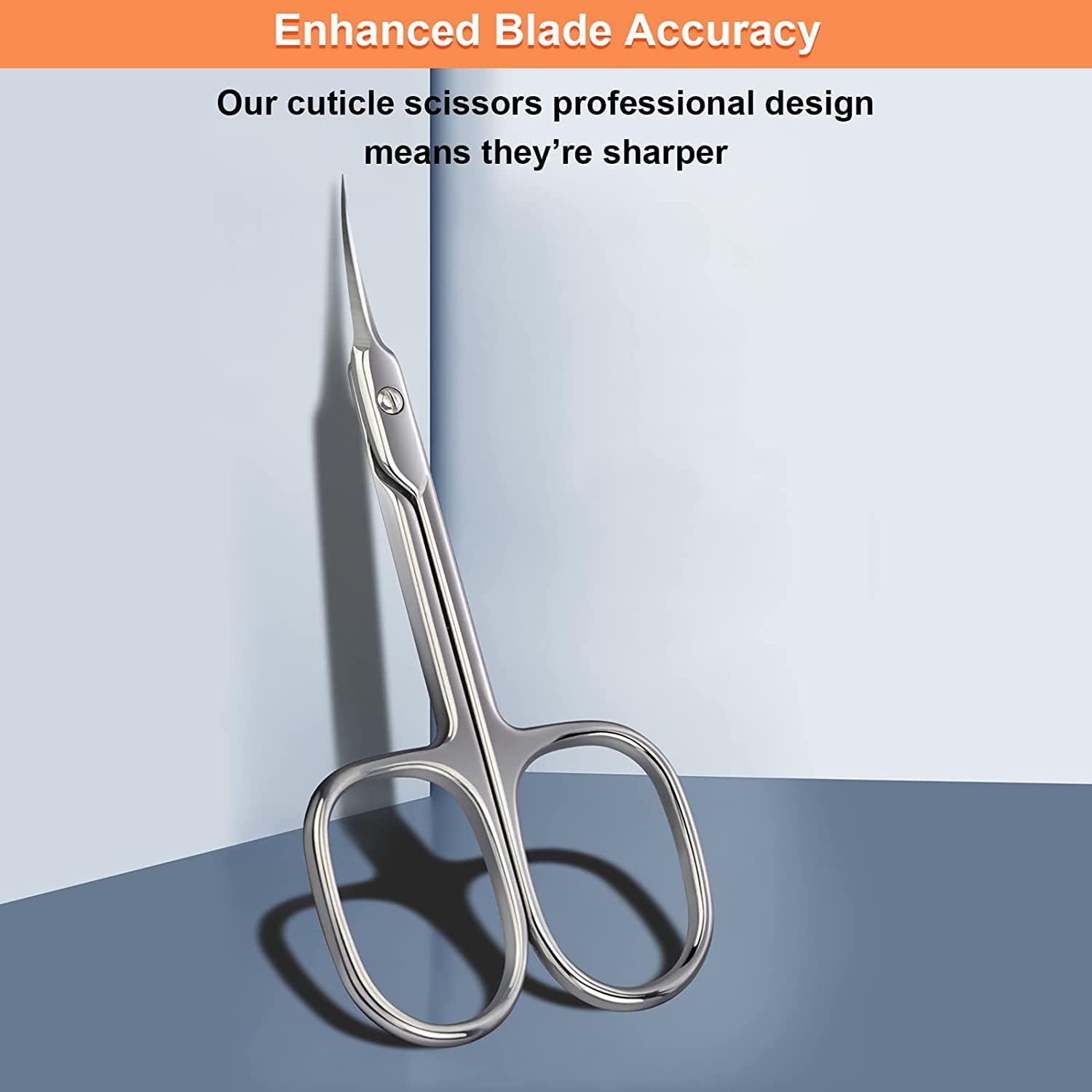 Thumbnail 1 de CGBE Cuticle Scissors with Curved Tip – Extra Fine Stainless Steel Precision for Cuticles, Brows, Lashes and More