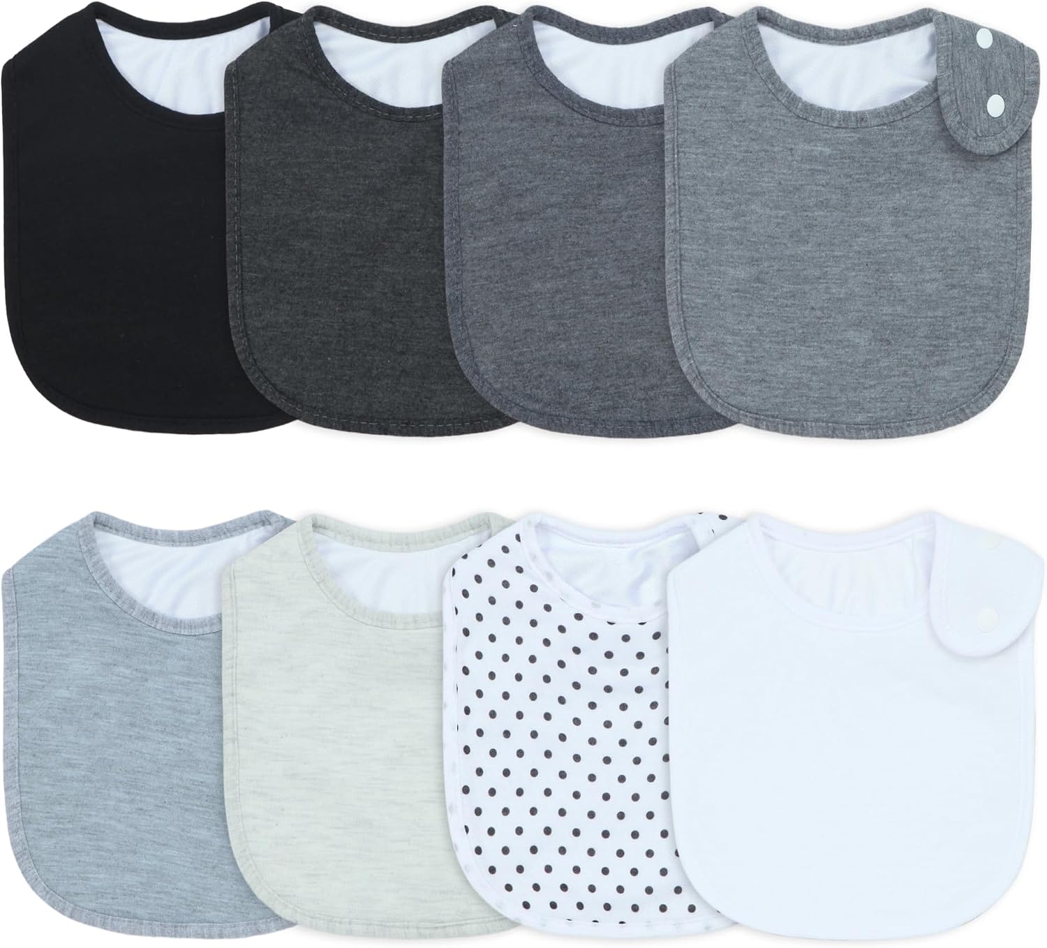Detalle de Benoxine waterproof baby bibs 8-pack