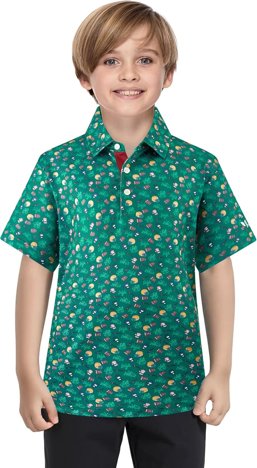 Detalle de Boys' Golf Polo Shirt, UPF 30+