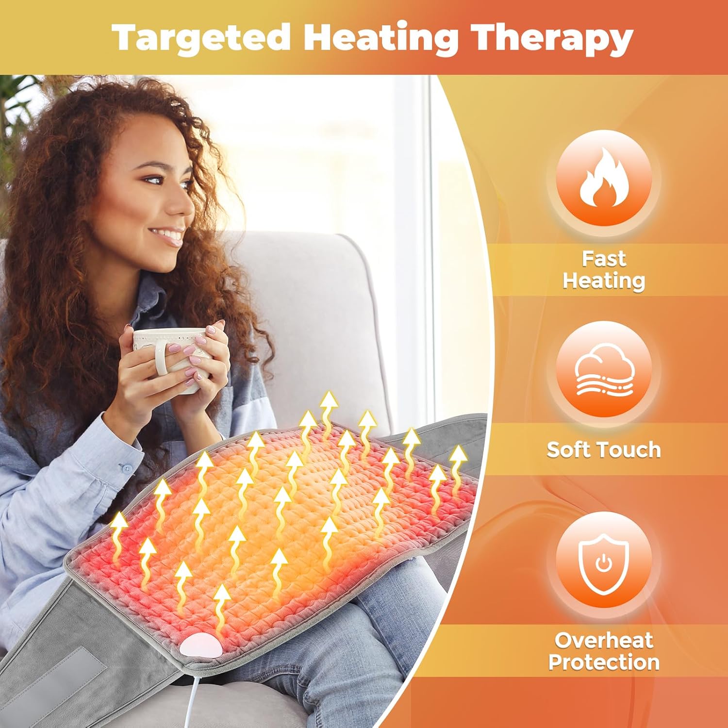 Detalle 2 de Electric Heating Pad Wrap 12x50 inch