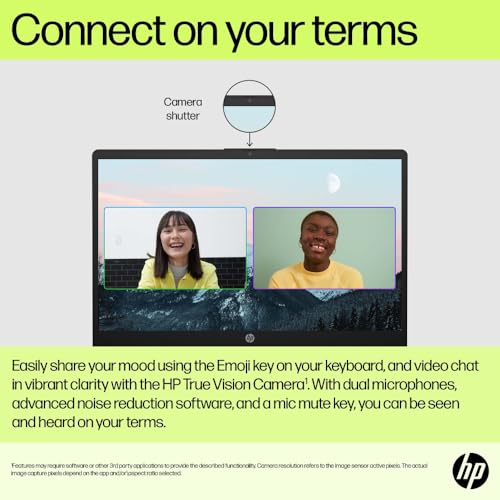 Detalle de HP 15.6" Laptop (15-fd1005sax) with Intel Core i5-120U, 8GB RAM and 256GB SSD