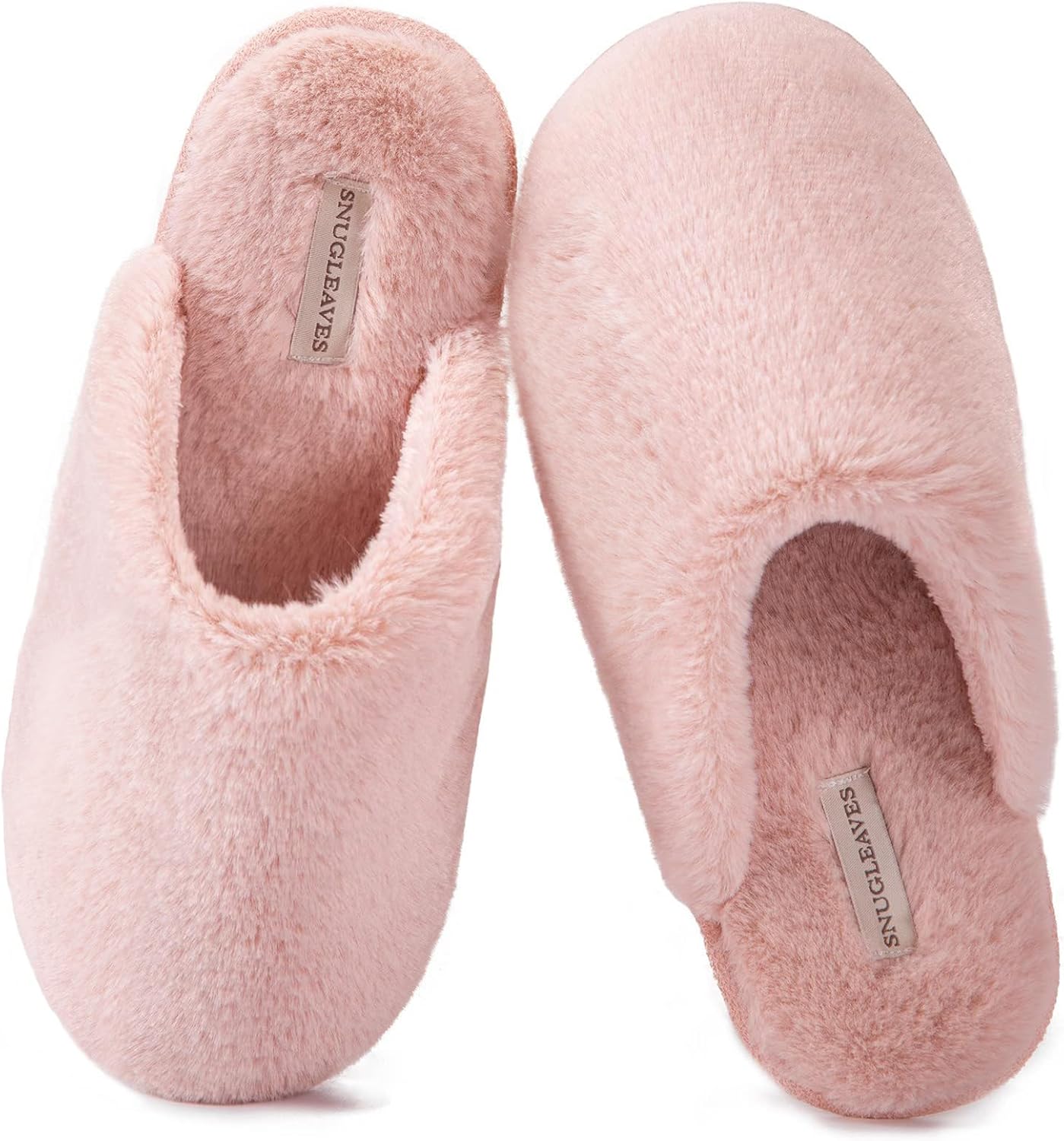 Thumbnail 6 de Snug Leaves Fuzzy Scuff Slippers 5-6