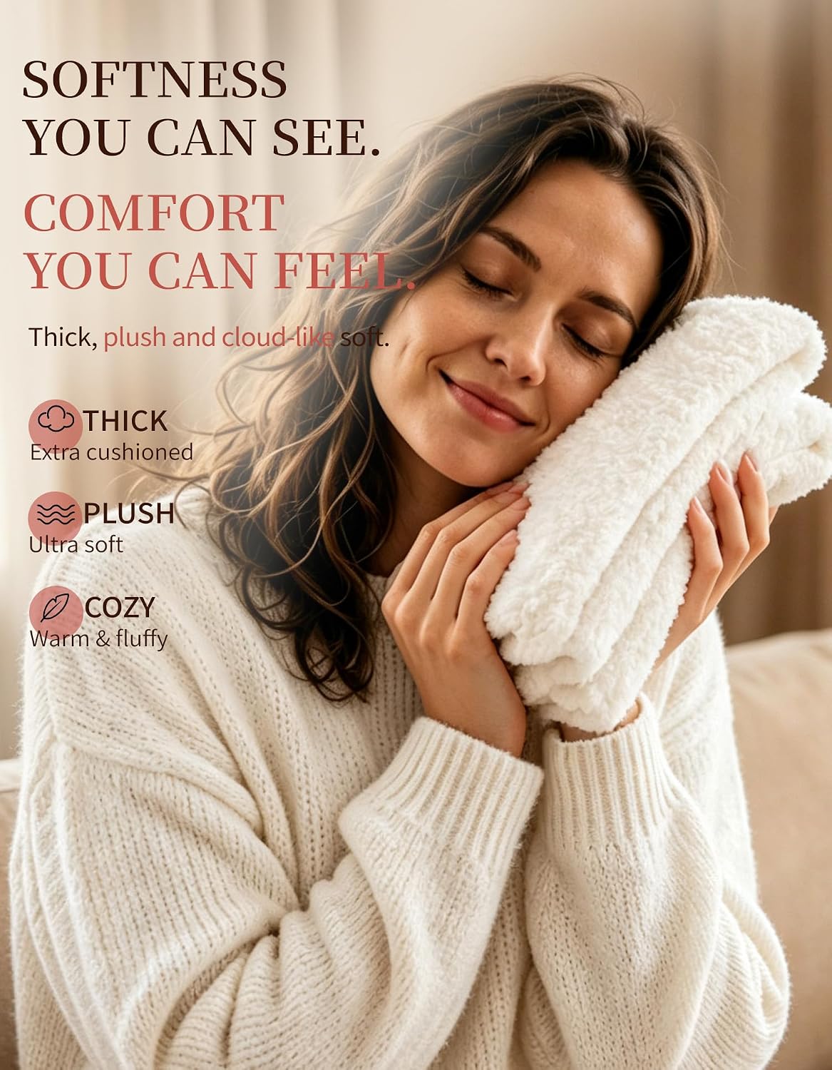 Thumbnail 2 de CLOSEMATE Cloud Fuzzy Socks for Women, Plush Comfort in a Gift Box