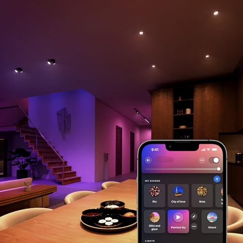 Thumbnail 4 de Philips Hue Starter Kit Bridge + 3 GU10, iluminación inteligente
